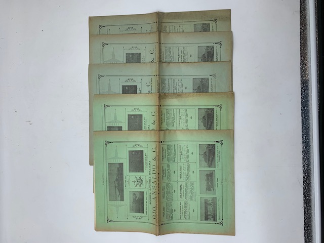Roma marittima. Rassegna mensile del Comitato Nazionale Pro Roma Marittima. Numeri 1, 3, 4, 8, 10 del gennaio-ottobre 1915